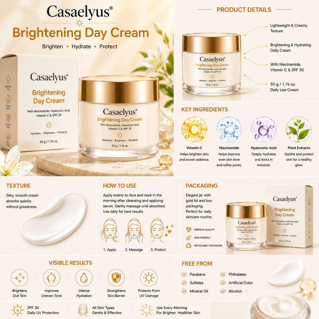 Casaelyus® Brightening Day Cream