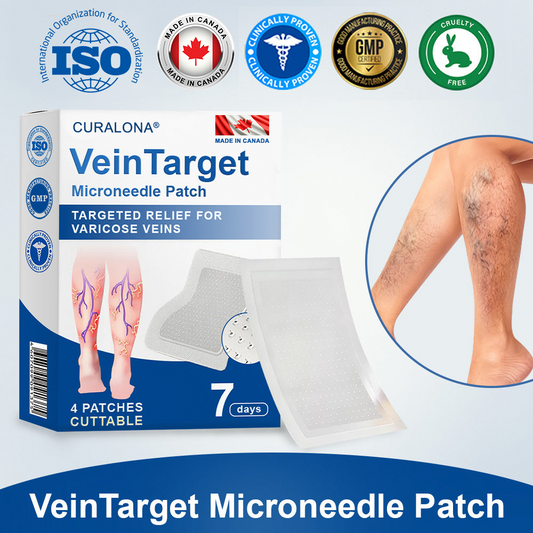 🇨🇦🍁👨‍⚕️✨ CURALONA® VeinTarget Microneedle Patch ⚡ Fast Relief, Long-Lasting Support