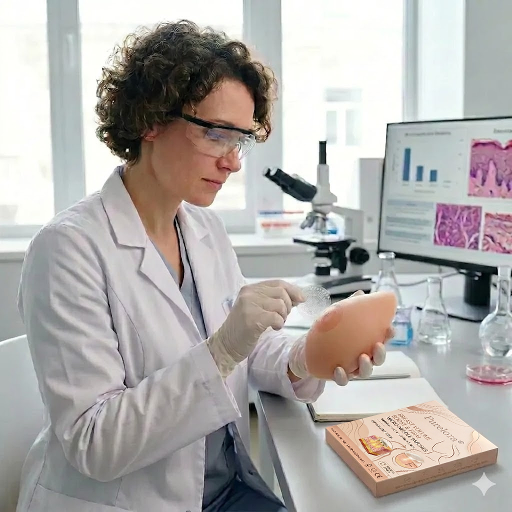 𝐏𝐮𝐫𝐞𝐥𝐨𝐫𝐚® Targeted Breast Enhancement Advanced Nano Microneedle Patch