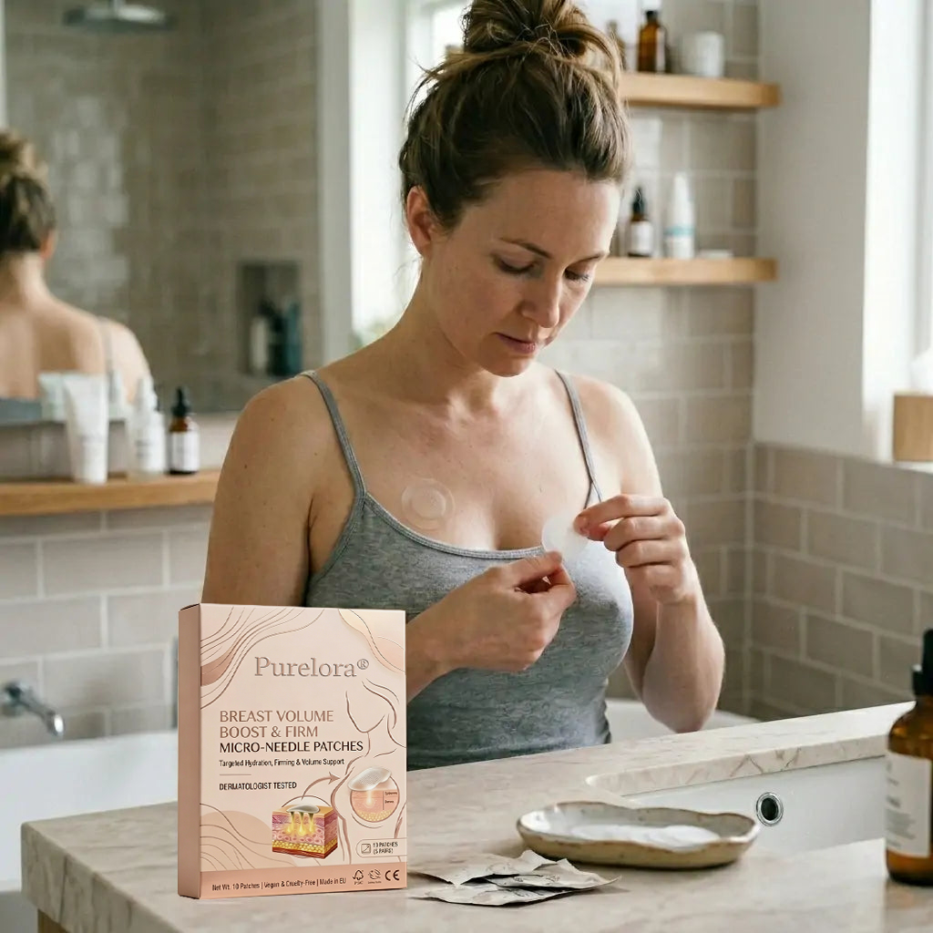 𝐏𝐮𝐫𝐞𝐥𝐨𝐫𝐚® Targeted Breast Enhancement Advanced Nano Microneedle Patch