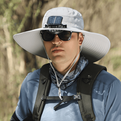 Last Day 75% OFF🔥2026 Summer Hot Sale🔥 New Ultralight Solar Fan Sun Hat – Lighter Than a Baseball!⚾(Only 11oz)