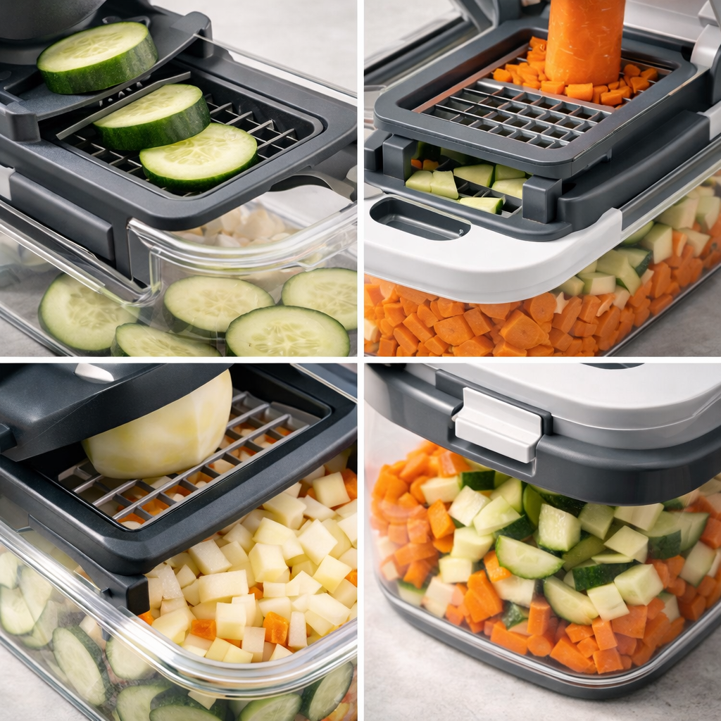 Vegetable-cutting utensils