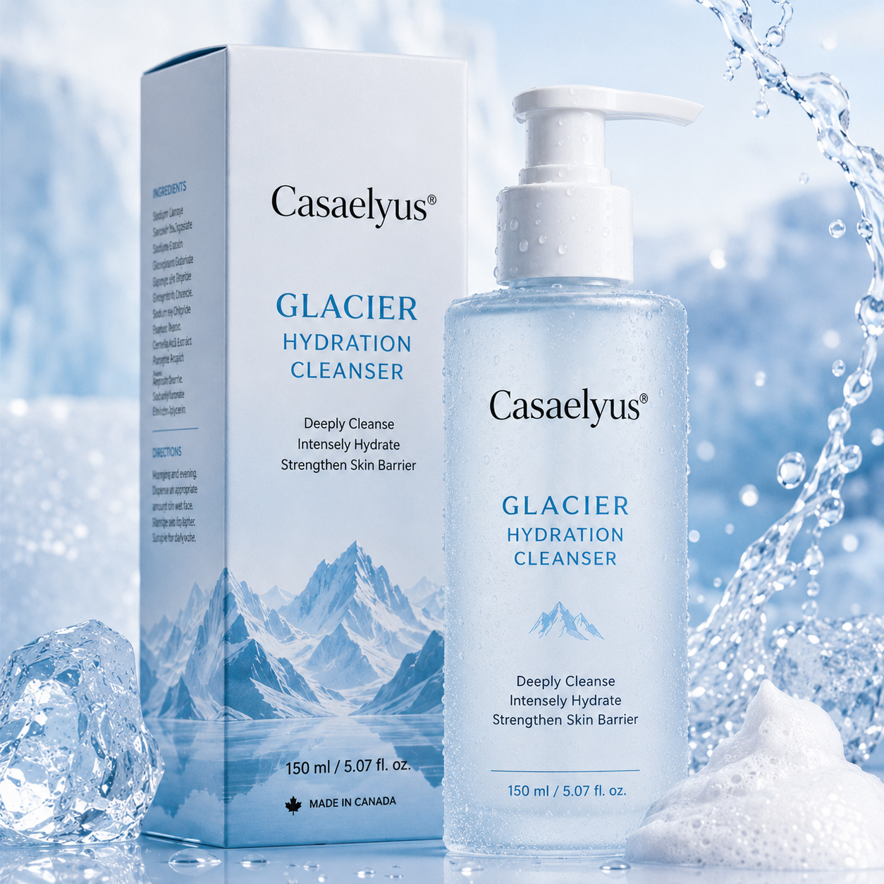 Casaelyus® Glacier Hydration Cleanser