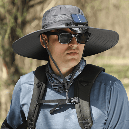 Last Day 75% OFF🔥2026 Summer Hot Sale🔥 New Ultralight Solar Fan Sun Hat – Lighter Than a Baseball!⚾(Only 11oz)
