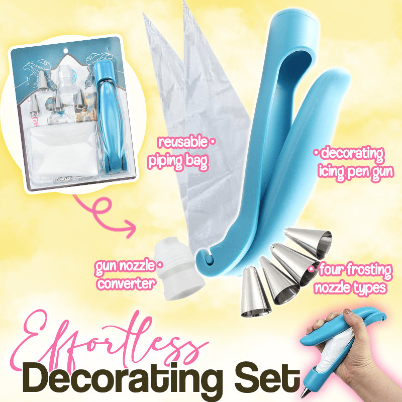 Cake Decorating Piping Pen Tool and Nozzle Set