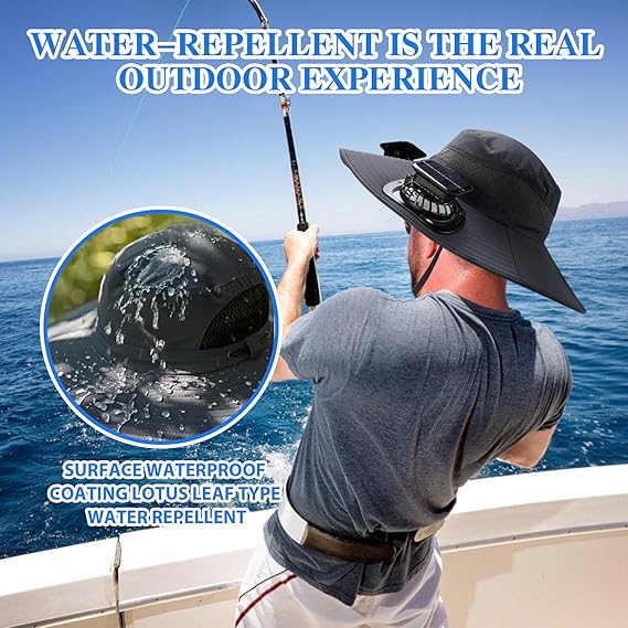 Last Day 75% OFF🔥2026 Summer Hot Sale🔥 New Ultralight Solar Fan Sun Hat – Lighter Than a Baseball!⚾(Only 11oz)