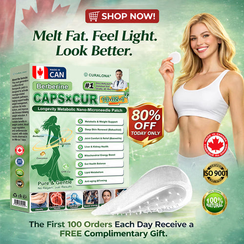 🔥 Curalona® Enhanced 10-in-1 Microneedle Patches — A Synergistic Blend of Berberine and NAD+ to Support Metabolic Health, Promote Skin Renewal, and Alleviate Joint Discomfort — Visible Results in 7 Days