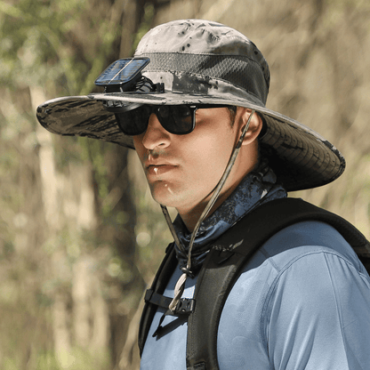 Last Day 75% OFF🔥2026 Summer Hot Sale🔥 New Ultralight Solar Fan Sun Hat – Lighter Than a Baseball!⚾(Only 11oz)