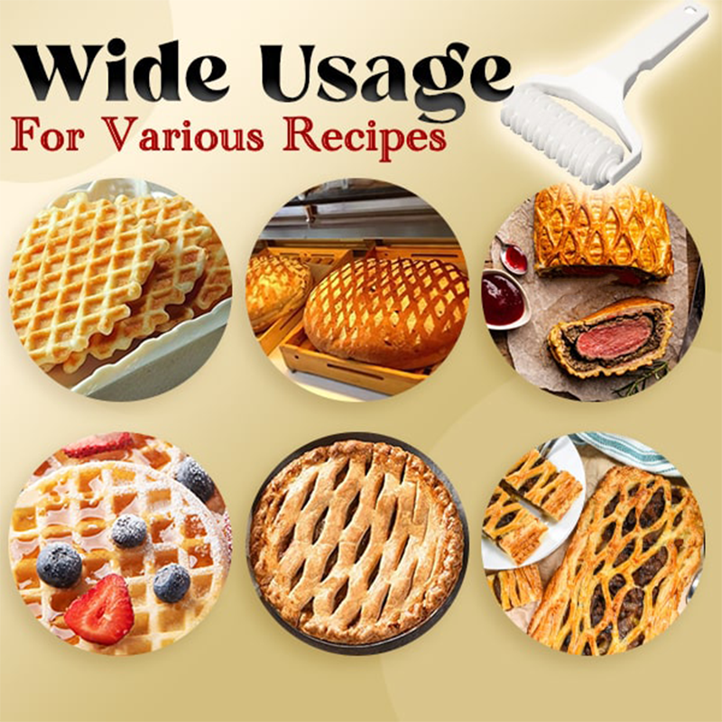 Easy-Roll Pastry Pie Crust Lattice Cutter