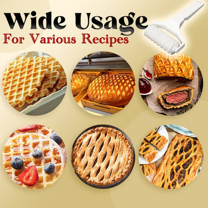 Easy-Roll Pastry Pie Crust Lattice Cutter
