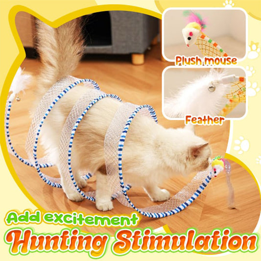 Self-play Cat Hunting Spiral Tunnel Toy