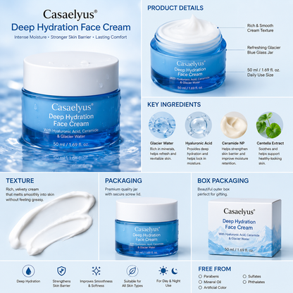 Casaelyus® Deep Hydration Face Cream