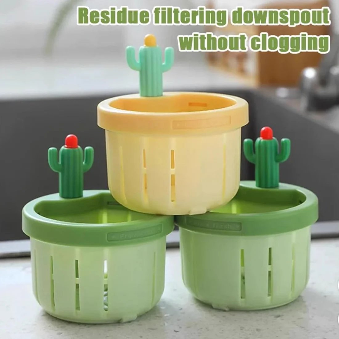 🔥LAST DAY 49% OFF-2026 New Upgraded Cactus Sink Strainer