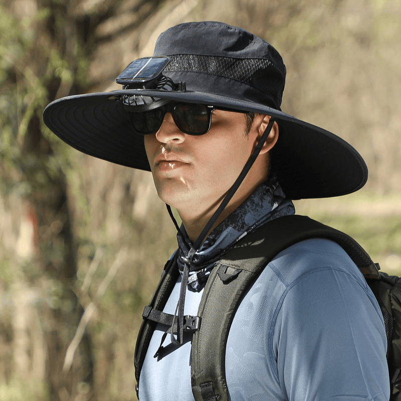 Last Day 75% OFF🔥2026 Summer Hot Sale🔥 New Ultralight Solar Fan Sun Hat – Lighter Than a Baseball!⚾(Only 11oz)