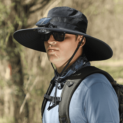 Last Day 75% OFF🔥2026 Summer Hot Sale🔥 New Ultralight Solar Fan Sun Hat – Lighter Than a Baseball!⚾(Only 11oz)