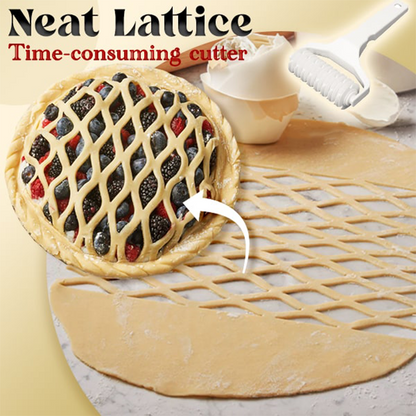 Easy-Roll Pastry Pie Crust Lattice Cutter
