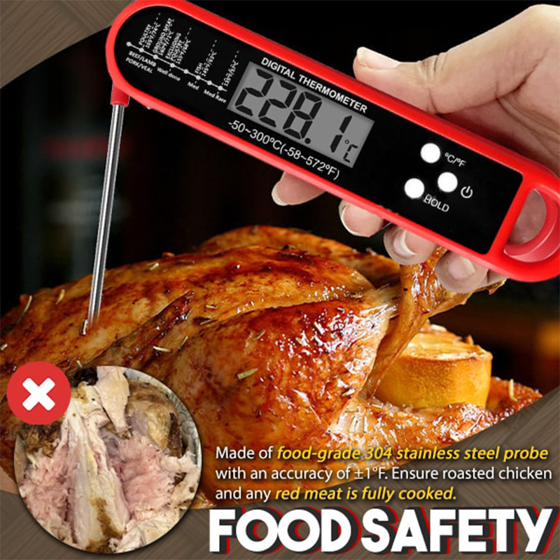 BBQ Instant Red Meat & Food Thermometer