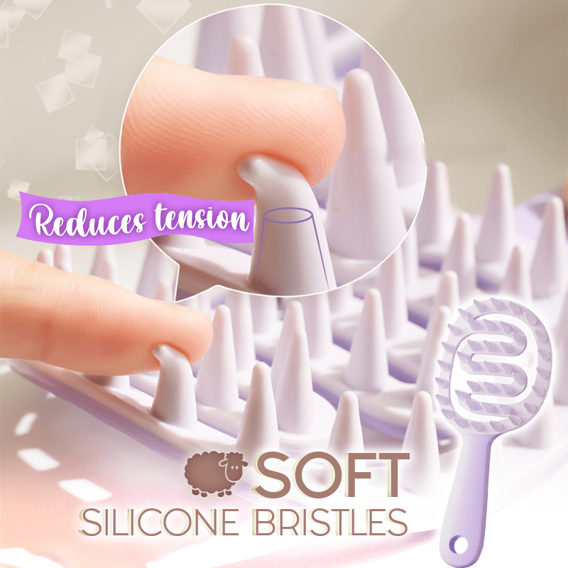 Hollow Out Shampoo Brush Scalp Massager