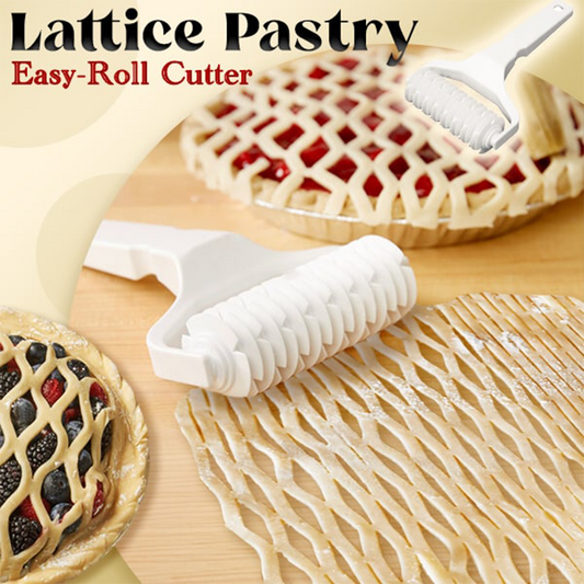 Easy-Roll Pastry Pie Crust Lattice Cutter