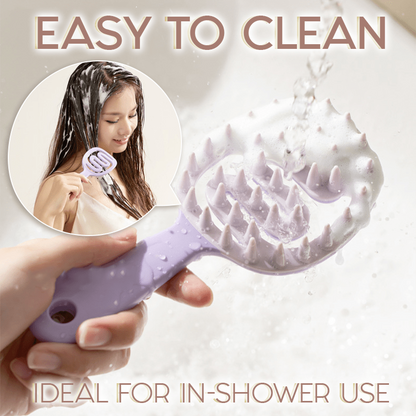 Hollow Out Shampoo Brush Scalp Massager