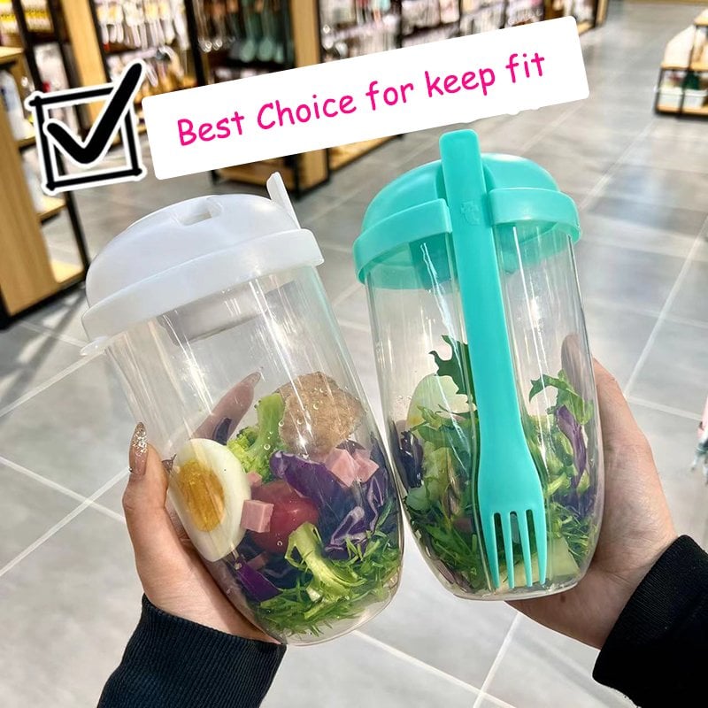 🔥 BUY 2 GET 3🔥2022  Keep Fit Salad Meal Shaker Cup