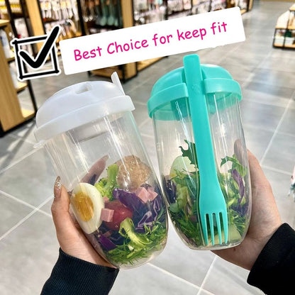 🔥 BUY 2 GET 3🔥2022  Keep Fit Salad Meal Shaker Cup