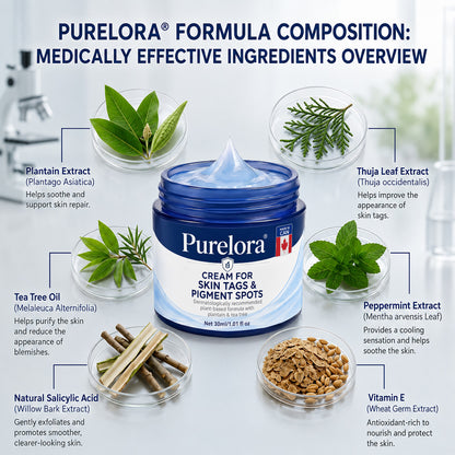 𝐏𝐔𝐑𝐄𝐋𝐎𝐑𝐀® 𝟕-𝐃𝐚𝐲 𝐒𝐤𝐢𝐧 𝐓𝐚𝐠 & 𝐒𝐩𝐨𝐭 𝐑𝐞𝐦𝐨𝐯𝐚𝐥 𝐂𝐫𝐞𝐚𝐦 (𝐏𝐚𝐢𝐧𝐥𝐞𝐬𝐬 𝐅𝐨𝐫𝐦𝐮𝐥𝐚 – 𝐍𝐨 𝐒𝐜𝐚𝐫𝐫𝐢𝐧𝐠) 🌹🌹