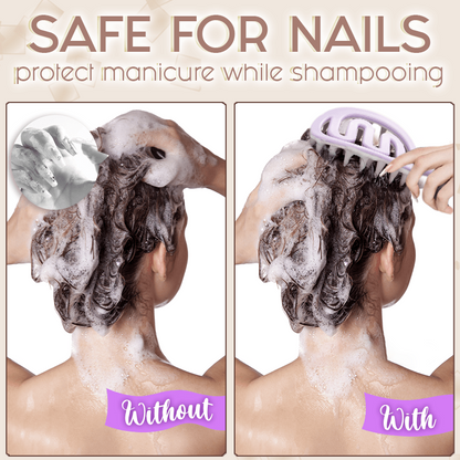 Hollow Out Shampoo Brush Scalp Massager