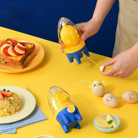 🔥Egg Yolk Shaker Gadget Mixing Golden Whisk Eggs Spin Mixer Stiring Blender Maker Puller Cooking Baking Tool For Smart Customers