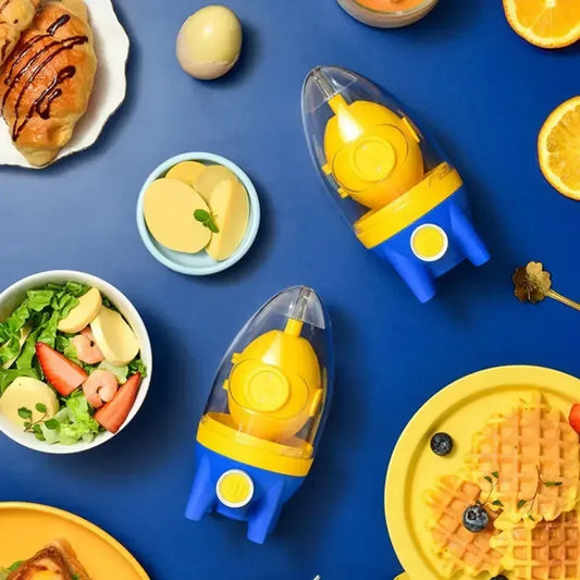 🔥Egg Yolk Shaker Gadget Mixing Golden Whisk Eggs Spin Mixer Stiring Blender Maker Puller Cooking Baking Tool For Smart Customers