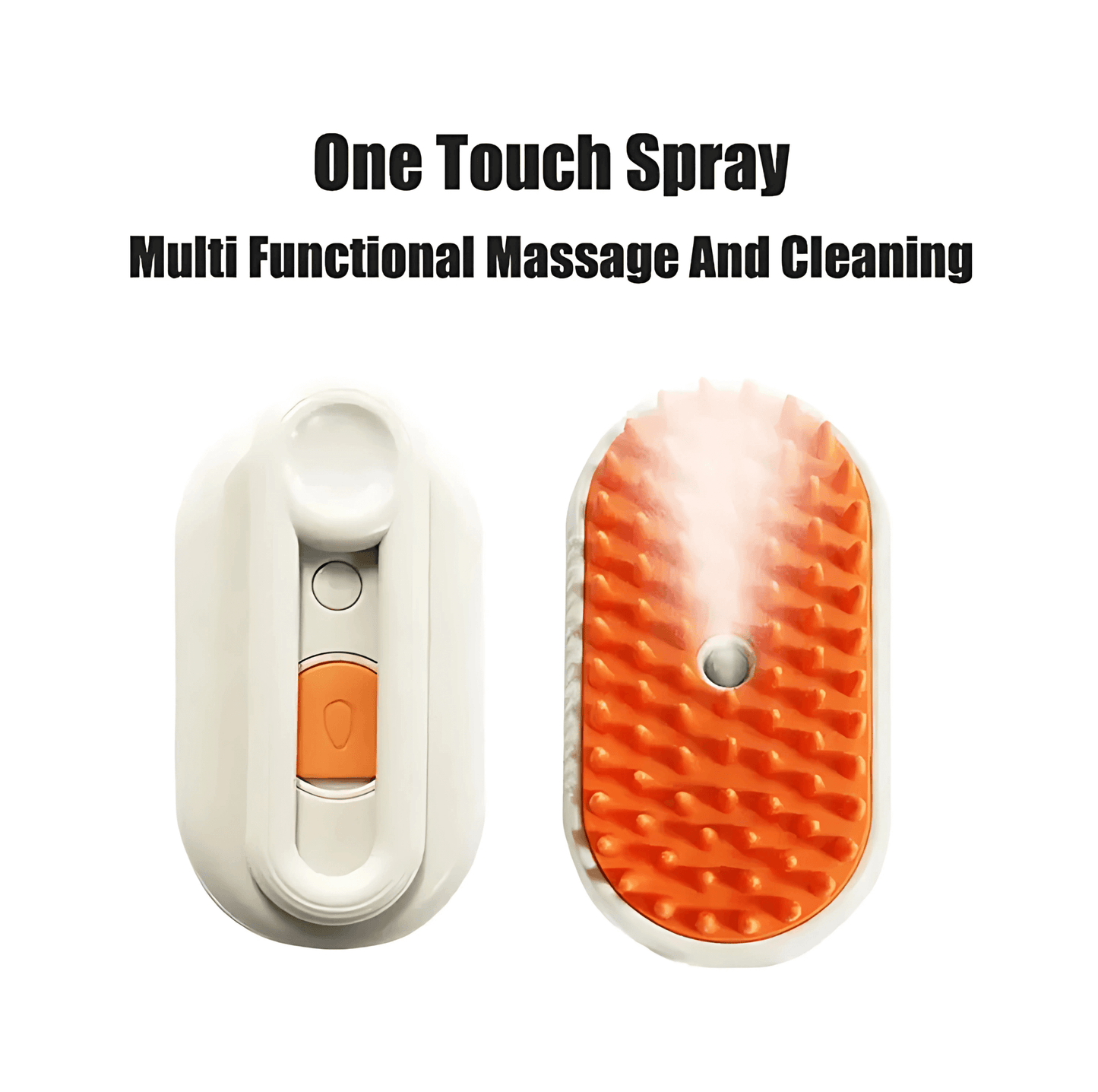 2-in-1 Steam Grooming & Massage Brush
