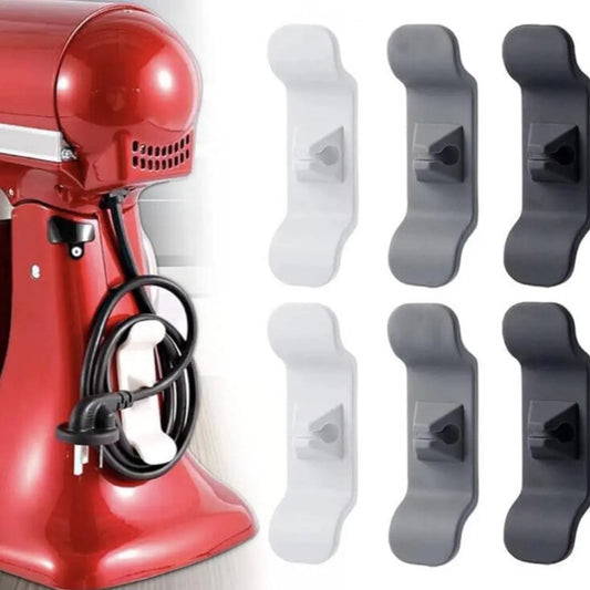 6 Pack Cord Organizer for Kitchen Appliance,Cord Wrap Cords Holder Cable Organizer, Cord Winder Usefull Kitchen Gadgets Gifts for New Home Must Haves Rubber