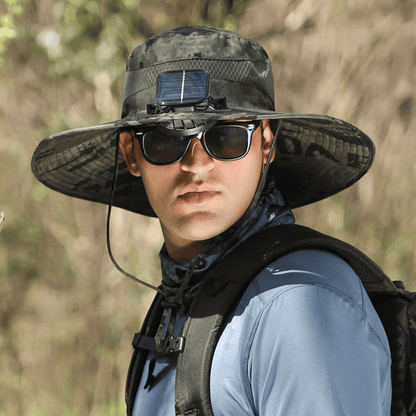 Last Day 75% OFF🔥2026 Summer Hot Sale🔥 New Ultralight Solar Fan Sun Hat – Lighter Than a Baseball!⚾(Only 11oz)