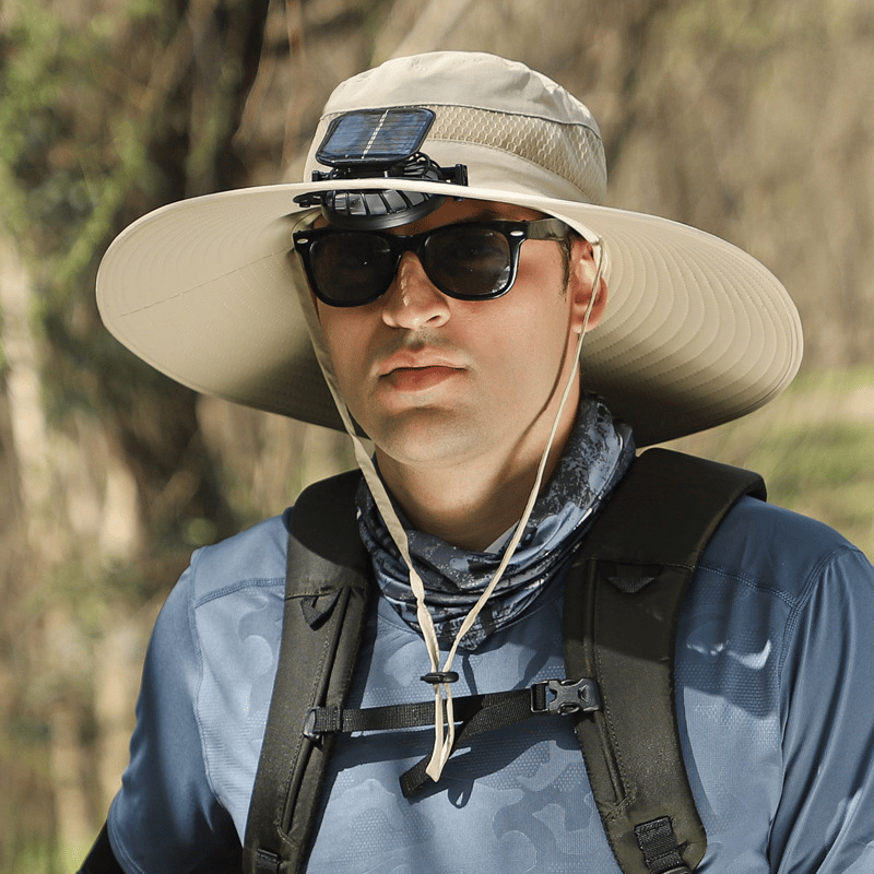 Last Day 75% OFF🔥2026 Summer Hot Sale🔥 New Ultralight Solar Fan Sun Hat – Lighter Than a Baseball!⚾(Only 11oz)