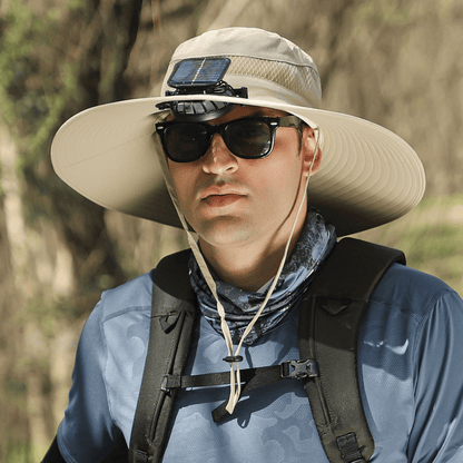 Last Day 75% OFF🔥2026 Summer Hot Sale🔥 New Ultralight Solar Fan Sun Hat – Lighter Than a Baseball!⚾(Only 11oz)