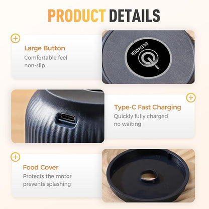 Hot Sale-Electric Mini Portable Veggie Chopper