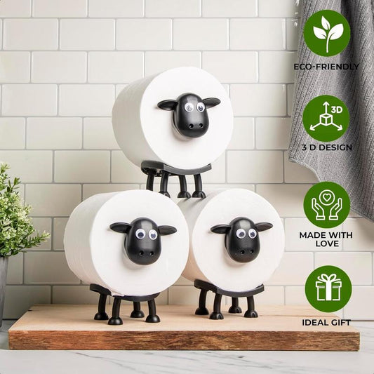 💥LAST DAY SALE 49% OFF💥-3PCS Sheep Toilet Roll Holder - Funny Toilet Paper Holder