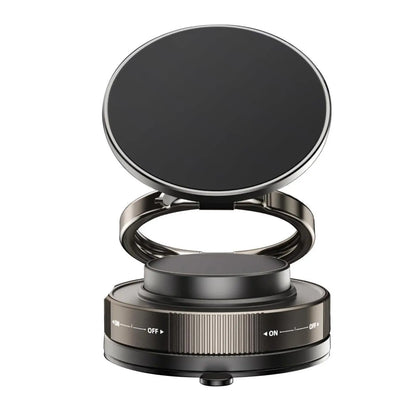 360° Adjustable Vacuum Magnetic Phone Holder, Suction Cup Phone Mount for Magsafe, Portable Cell Phone Holder for Car,Makeup/Gym/Mirror, Fit for All iphone iphone 11 and above