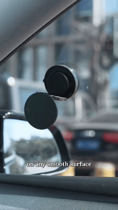 360° Adjustable Vacuum Magnetic Phone Holder, Suction Cup Phone Mount for Magsafe, Portable Cell Phone Holder for Car,Makeup/Gym/Mirror, Fit for All iphone iphone 11 and above